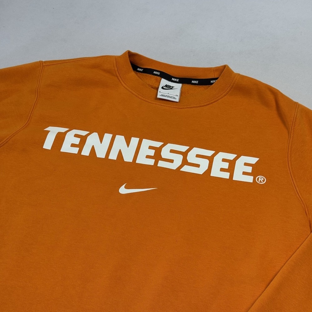 Nike‎ Tennessee Volunteers Crew Neck Sweatshirt NCAA Orange Men's Small